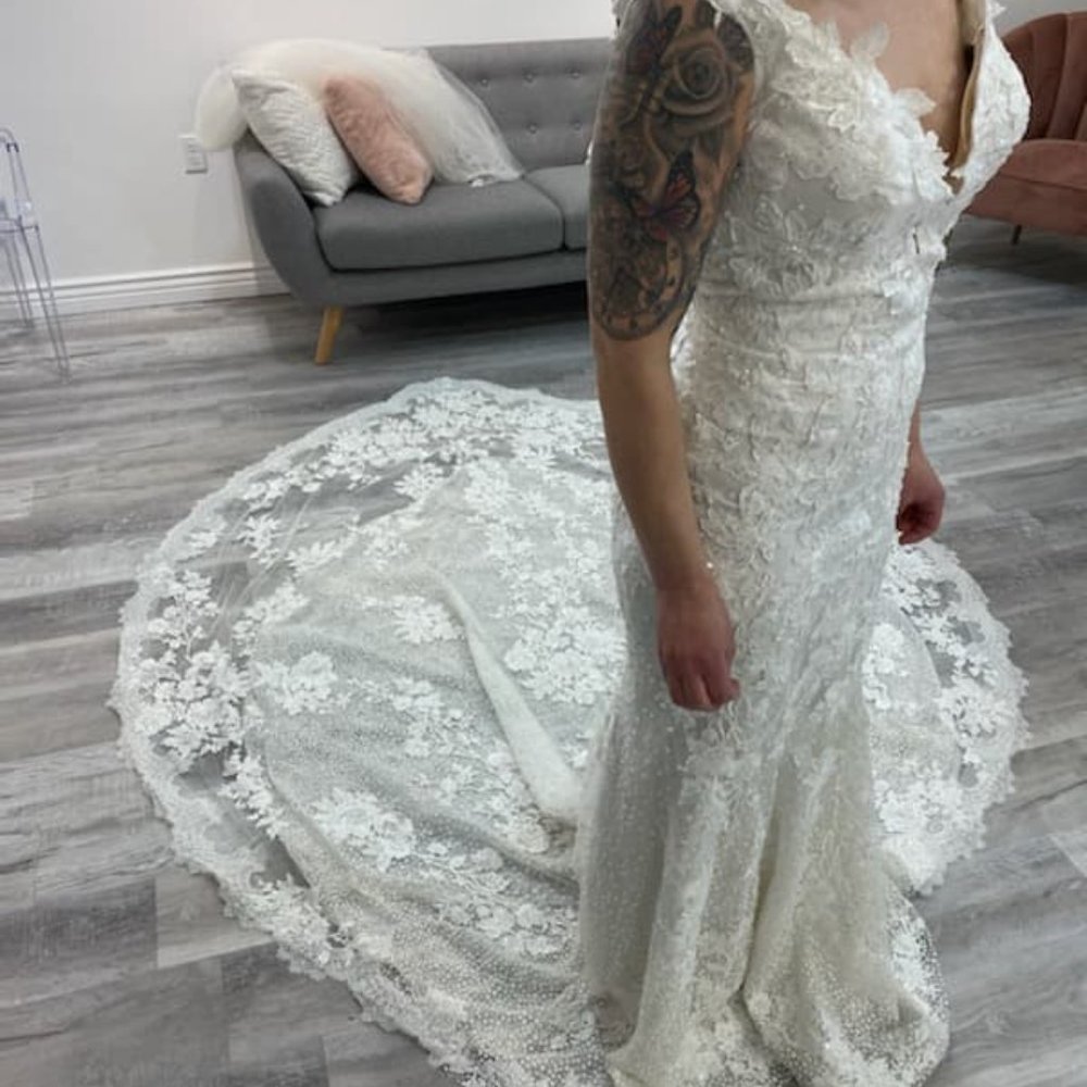 PRONOVIAS  WEDDING DRESS - Picture 5 of 11